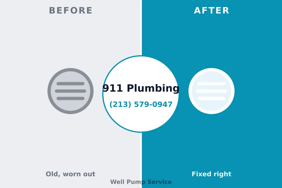 Before and after: plumbing repair West Tawakoni, TX